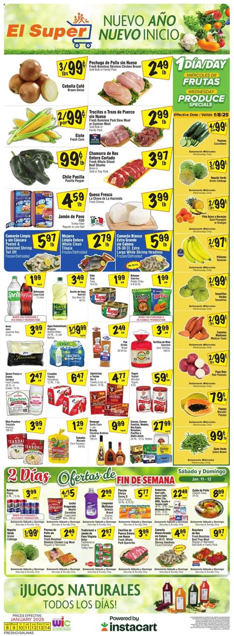 El Super Escondido California Weekly Ad